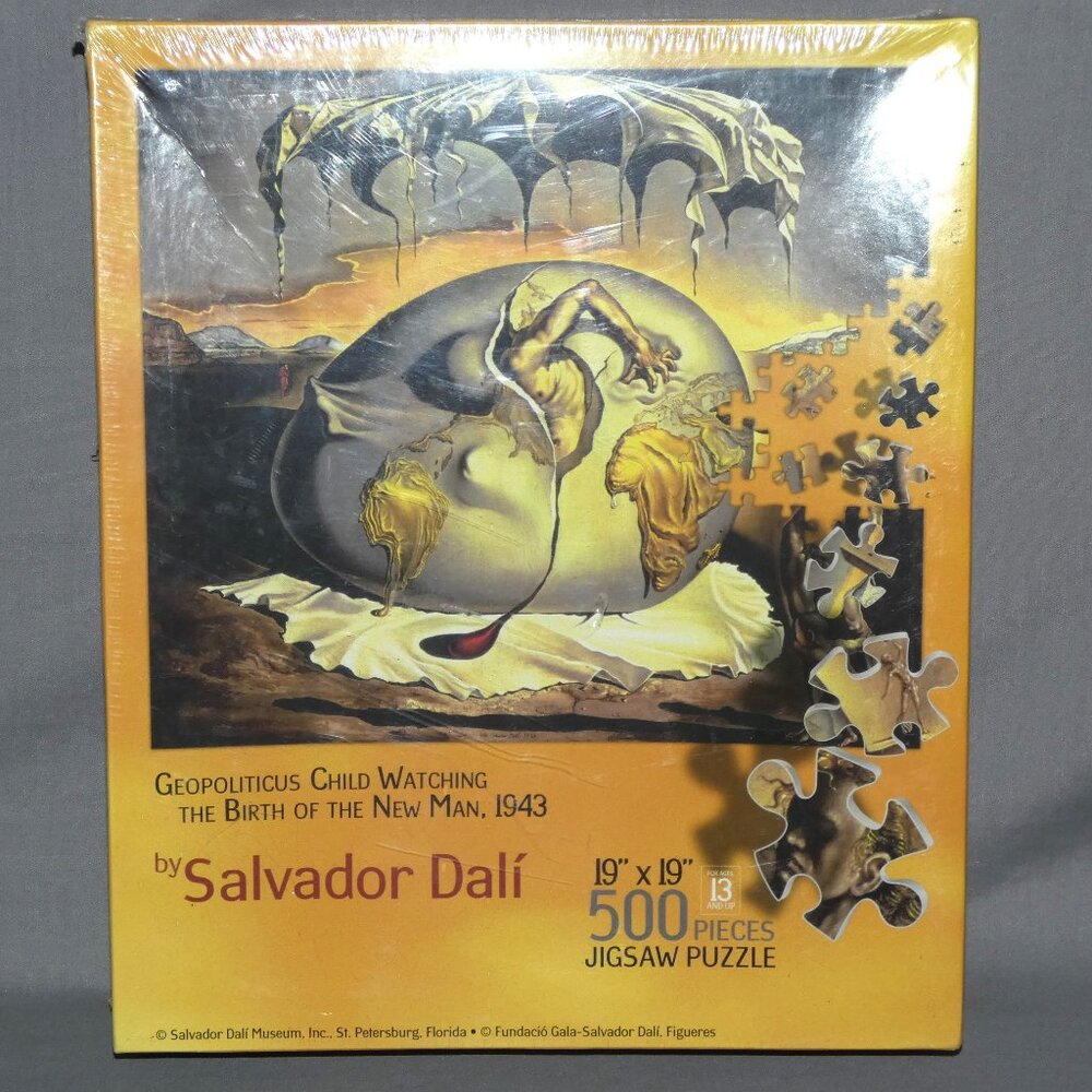 Salvador Dali Jigsaw Puzzle 500 Piece Geopoliticus Child Watch Birth of New Man